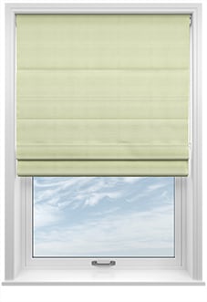 Shima Faux Silk, Apple - Twist&Fit Roman Blind